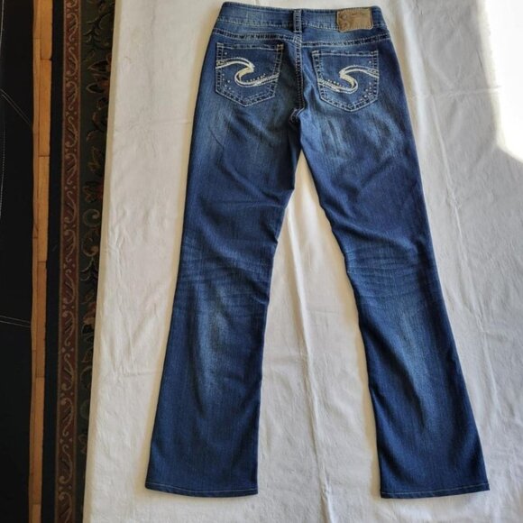 Silver Suki Mid Slim Bootcut Jeans - W27/L30 - Picture 2 of 13